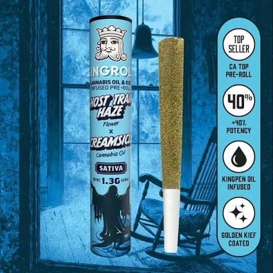 Kingroll - [Kingroll] Infused Preroll - 1.3g - Ghost Train Haze x Screamsicle (S) Main Image