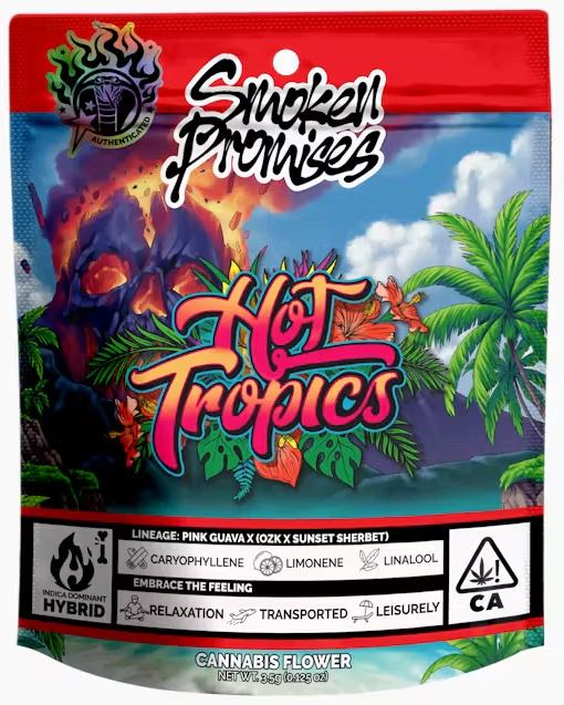 Smoken Promises - [Smoken Promises] Flower - 3.5g - Hot Tropics (H/I) Main Image