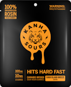 [Kanha] Solventless Rosin Vegan Gummies - 100mg - Sour Island Breeze (S)