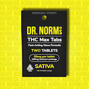 [Dr. Norms] THC MAX Tablets Tablets - 100mg - 2ct (S)