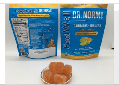 DR. NORM'S - [Dr. Norm's] Pain Gummies - CBD - THCV - THC - Citrus Breeze