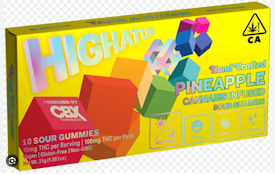 [Highatus] Sour Gummies - 100mg - Pineapple (H)