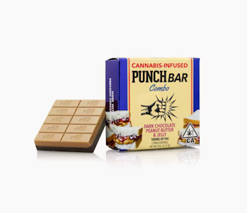 Punch - [Punch] Punchbar Combo - 100mg - Dark Chocolate Peanut Butter Jelly (H)