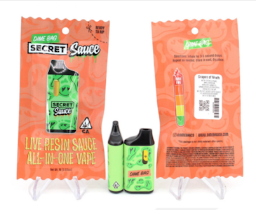 DIME BAG - [Dime Bag] Live Resin Sauce AIO - 1g - Apple Fritter (H)