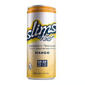 KEEF - [Keef] Slims THC Sparkling Water - 25mg - 1:1 Mango (H)