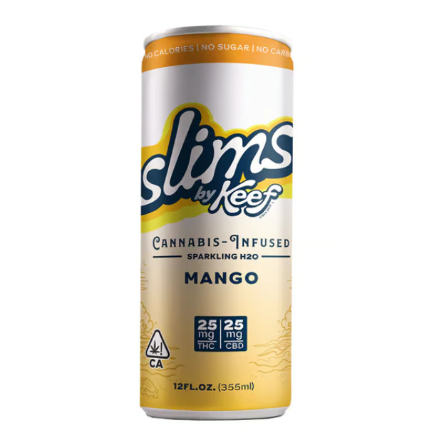 KEEF - [Keef] Slims THC Sparkling Water - 25mg - 1:1 Mango (H) Main Image
