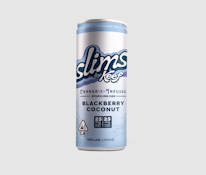 [Keef] Slims THC Sparkling Water - 25mg - 1:1 Blackberry Coconut (H)