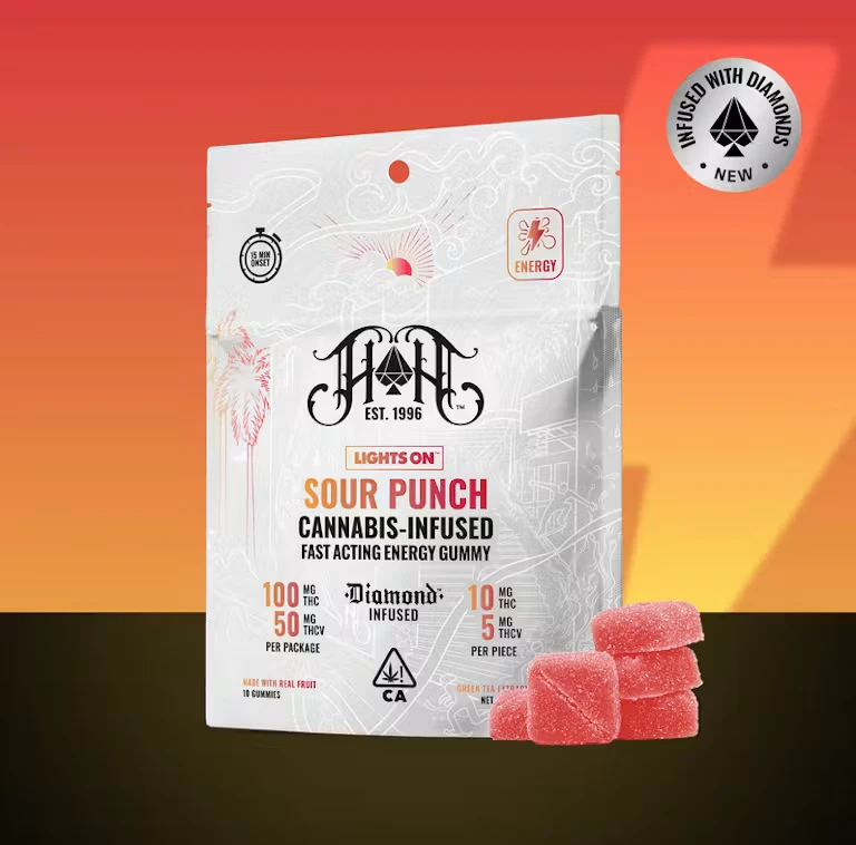 Heavy Hitters - [Heavy Hitters] Fast Acting THCv Gummies - 100mg - Sour Punch (S) Main Image