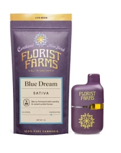 Florist Farms - D41 Florist Farms Blue Dream Live Resin AIO 1g