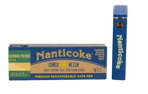 Nanticoke - A25 Nanticoke Durban Poison Cured Resin Vape 1g