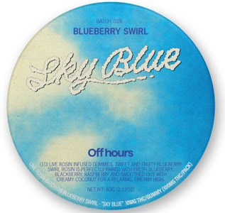 Off Hours - G19 Off Hours Blueberry Swirl Live Rosin Gummies