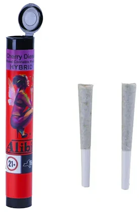 Alibi - D33 Alibi Cherry Diesel Infused Pre-Roll 1g 2pk Main Image