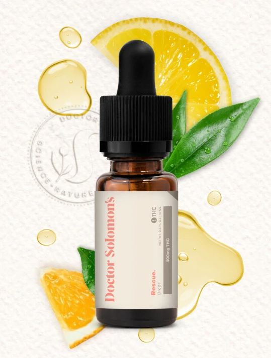 Dr. Solomon's - Dr. Solomon's- Tincture 400mg Rescue (THC rich) Main Image