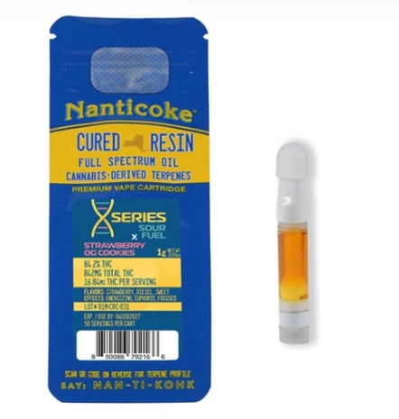 Nanticoke - B37 Nanticoke Sour Fuel x Strawberry OG Cookies 510 Cart 1g Main Image