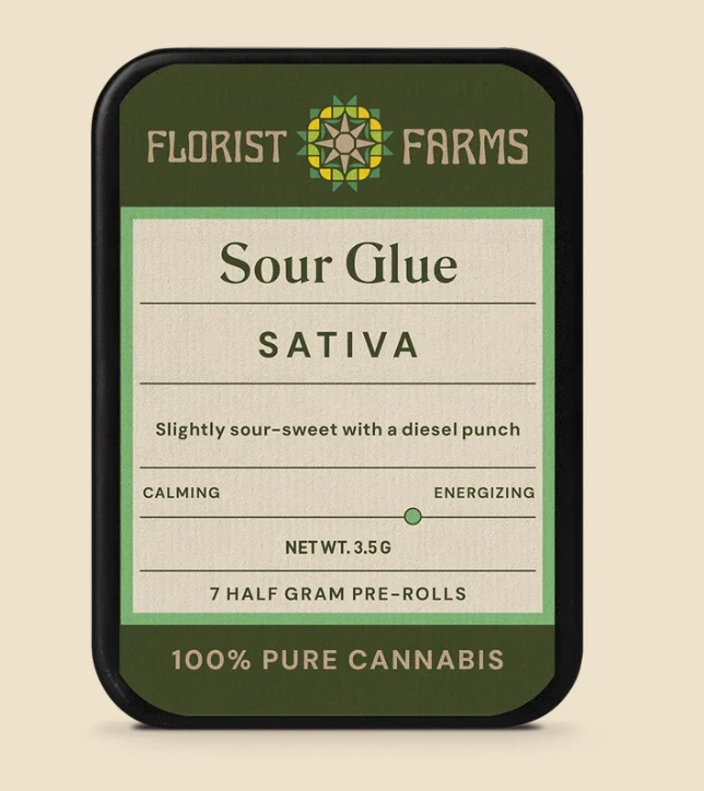 Florist Farms - A54 Florist Farms Sour Glue Pre-roll 7pk .5g Main Image