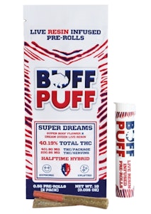 Buff Puff - i7 Buff Puff Super Dreams Live Resin Infused Pre Rolls 2pk. 5g
