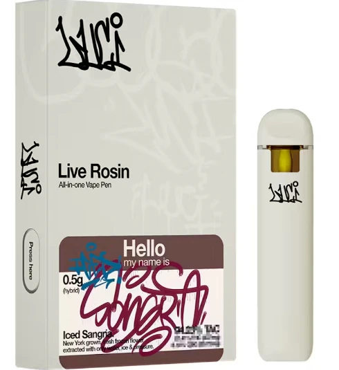 Off Hours - A9 Luci Iced Sangria Live Rosin AIO Vape 0.5g Main Image