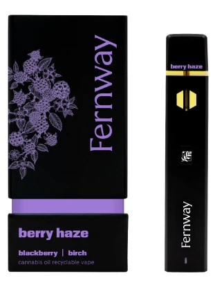 Fernway - D30 Fernway Berry Haze Traveler Vape 1g Main Image