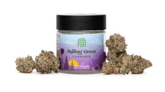 ROLLING GREEN CANNABIS - Rolling Green - Goof Off - 35.69% THC - 3.5g - Dry Flower