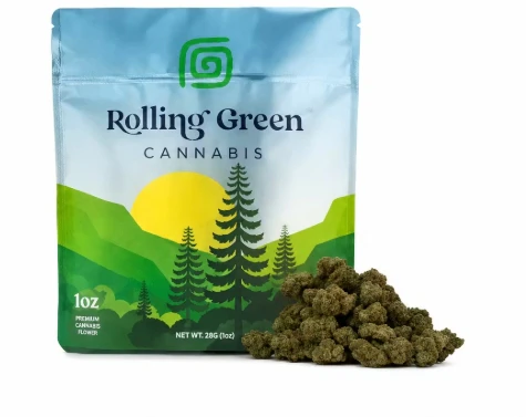 Rolling Green - H11 Rolling Green Rainbow Belts Flower 28g Main Image