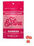 Strawberry Gummy (1:1 THC:CBD)- 200mg THC | Shine