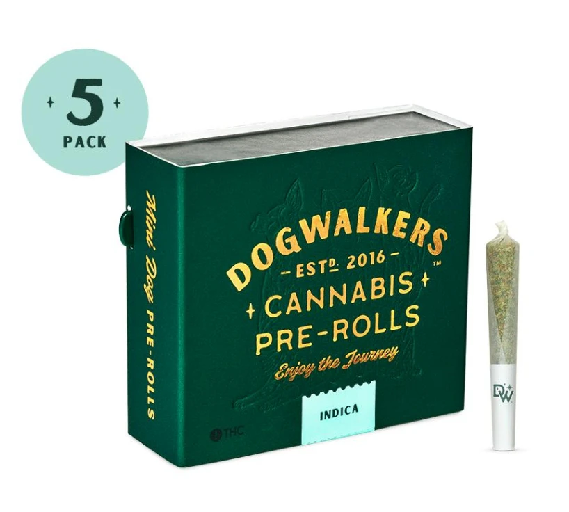 Dogwalkers - Animal Face- 5 pack pre-rolls- 1.75g- Dogwalkers (Sit) Main Image