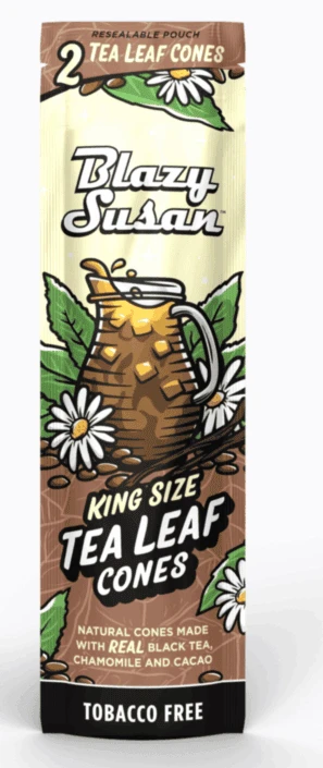 Blazy Susan -  Blazy Susan Tea Leaf Cones | Single Pack- King Size (2x count)  Main Image