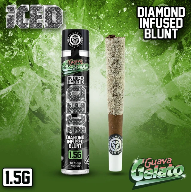 ICED - ICED - Preroll - Infused - Blunt - Guava Gelato - 1.5g Main Image