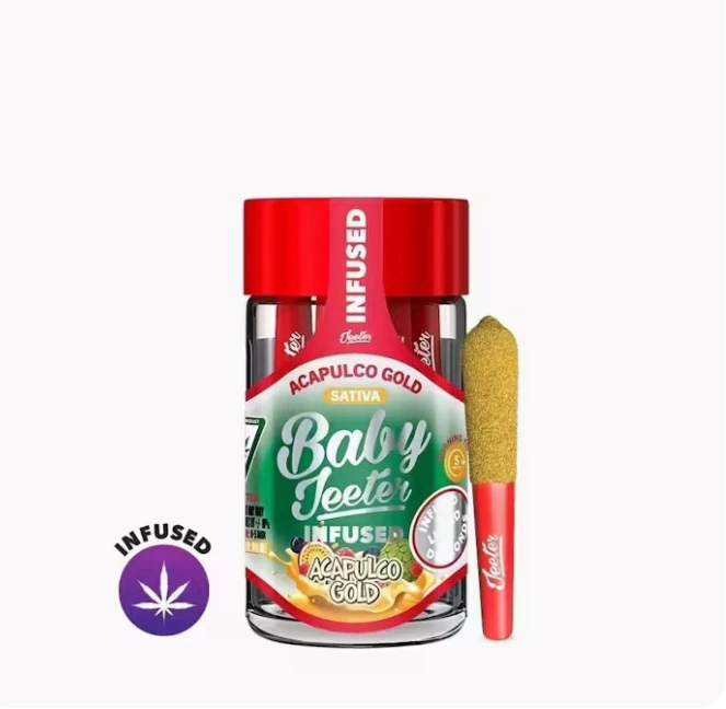 Jeeter - Jeeter - Preroll - Infused - 5pk - Acapulco Gold Main Image
