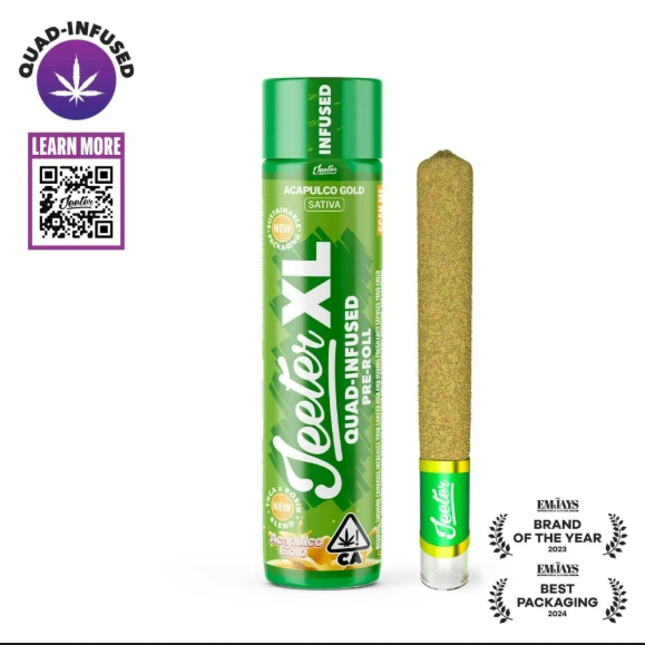 Jeeter - Jeeter - Preroll - Infused - Acapulco Gold - 2.5g Main Image
