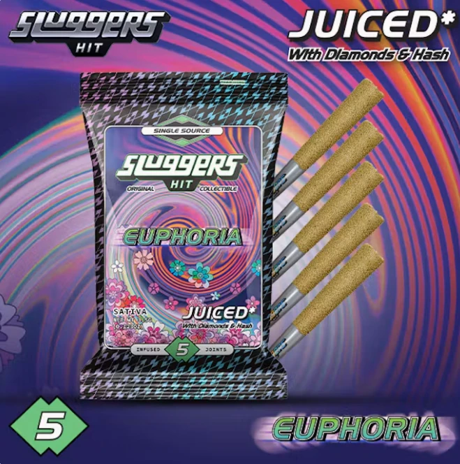 Sluggers Hit - Sluggers - Prerolls - 5pk - Euphoria Main Image
