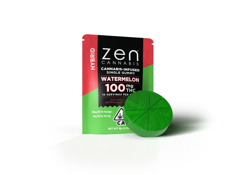 Zen Cannabis - Zen - Edible - Naturals - Hybrid - Watermelon - 100mg Main Image