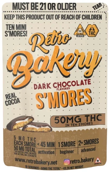 RETRO BAKERY - Retro Bakery- Dark Chocolate S'mores (50mg) Main Image