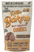 Retro Bakery- Milk Chocolate Cookies (50mg)