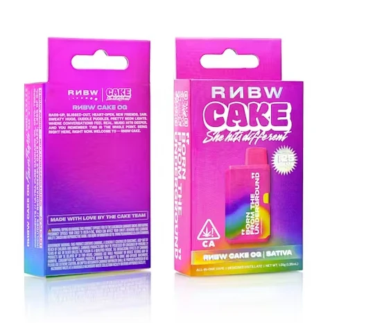 CAKE she hits different - RNBW CAKE | RNBW CAKE OG| DD Pod | 1.25 gram Rechargeable Main Image