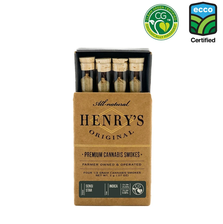 Henry's Original - Henry's Original | Sensi Star | Preroll| 2g (4ct) Main Image