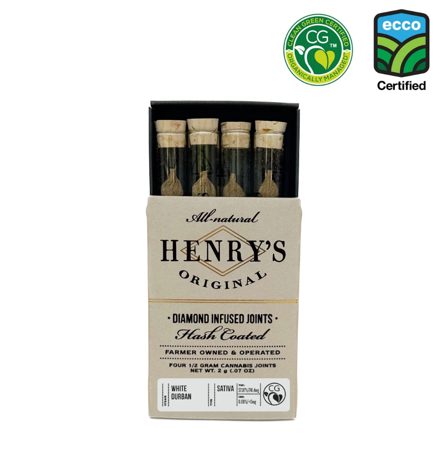 Henry's Original - Henry's Original | White Durbam | Infused Preroll |2g (4ct), Main Image