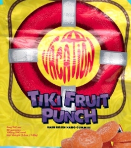 Vacation - Vacation Time | Tiki Fruit Punch | 200mg Hash Rosin Gummies