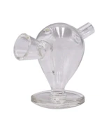 3" Egg Clear Glass Joint Bubbler