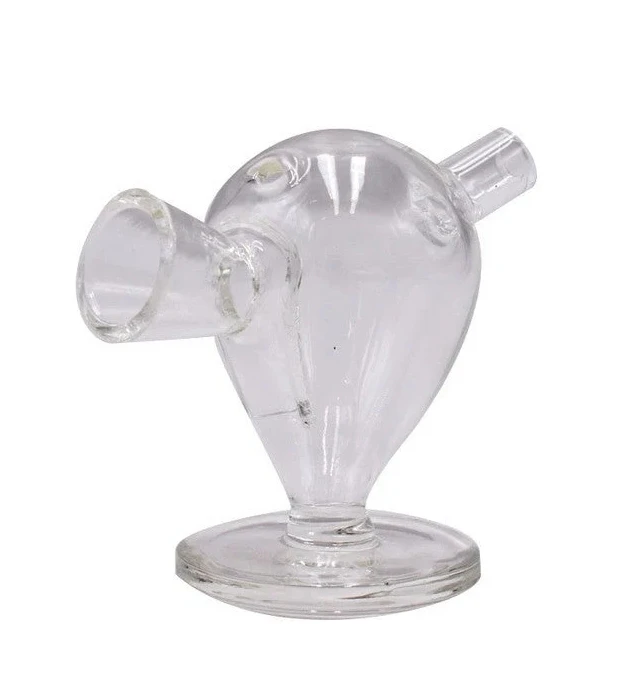 Winona Dispensary - 3" Egg Clear Glass Joint Bubbler Main Image