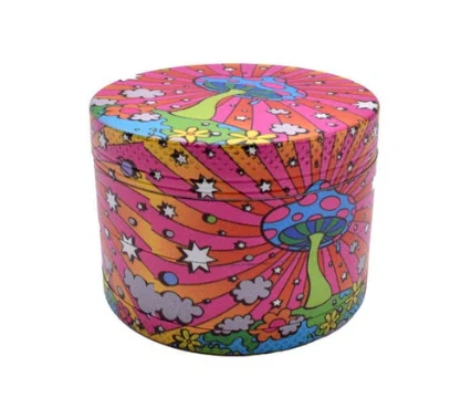 Winona Dispensary - 63mm 4 Part Grinder - Shrooms Main Image
