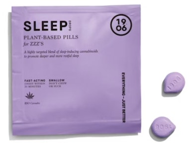 1906 - D22 1906 Sleep "For ZZZ's Pouch" Pills 2pk 10mg THC : 10mg CBD