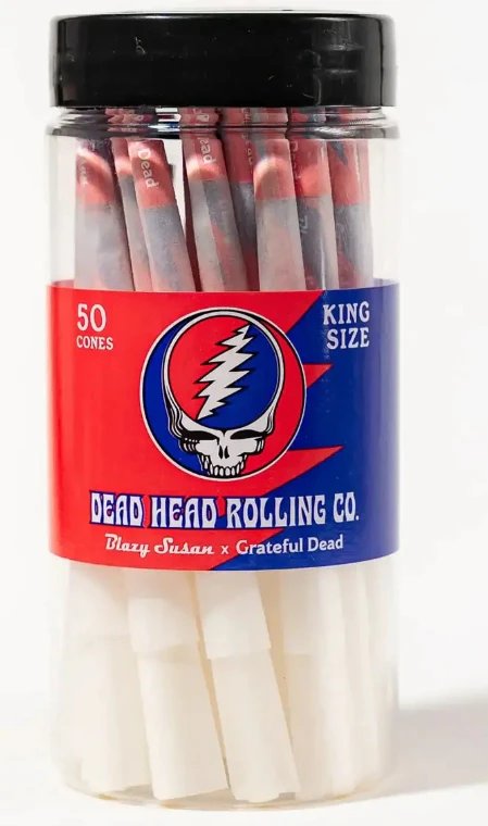 Blazy Susan - Blazy Susan x Grateful Dead Pre Rolled Cones Jar- King Size  Main Image