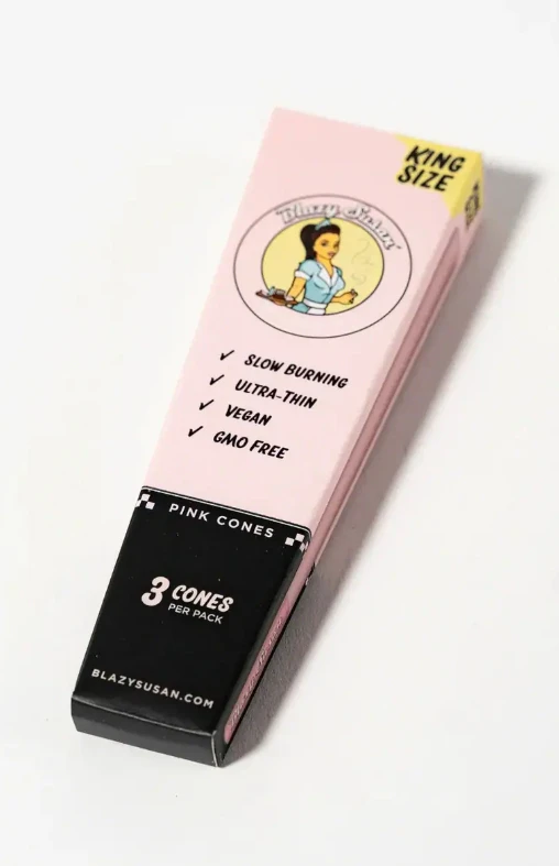 Blazy Susan - Blazy Susan Pink Cones- King Sized Pre-Rolled Cones Main Image