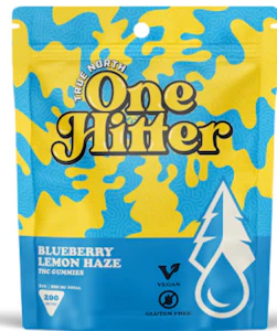 True North -  True North One Hitter-Gummies- Blueberry Lemon Haze -Hybrid-200mg THC