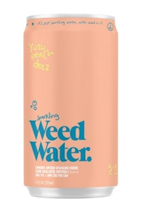 Weed Water (Nowave) - Z1 Weed Water - Yuzu Peach Deez 1:1 - Single Beverage - 5mg