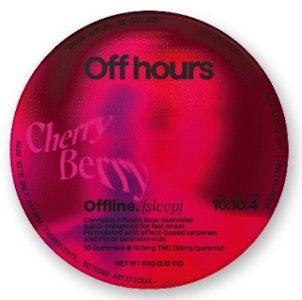 Off Hours - A4 Off hours Offline Cherry Berry Edibles 10pk