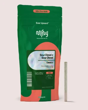 MFNY - SOUR DIESEL x SOUR DIESEL LIVE RESIN INFUSED PREROLL - MFNY - 0.75g Main Image