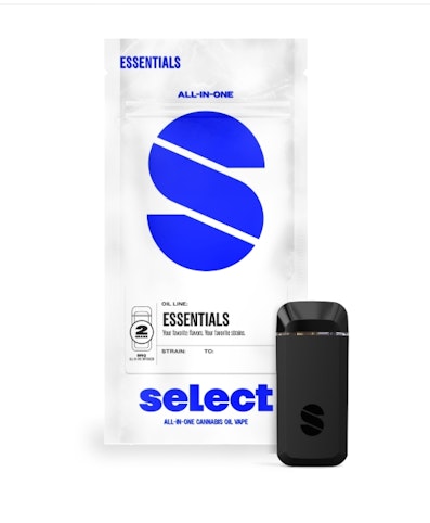Select - Strawberry Cheesecake -Hybrid- 85.01% THC | Essentials All In One BRIQ (Vape Pen) 2g | SELECT        -uuu9 front