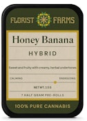 Florist Farms - Honey Banana - Live Resin Infused .5g Preroll - 5pk